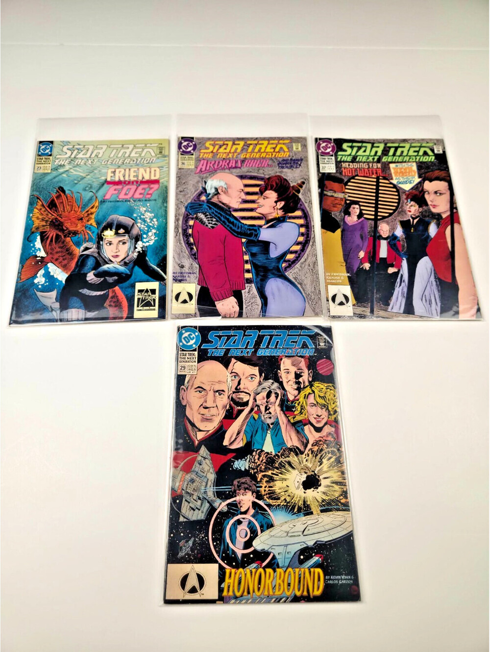 Star Trek The Next Generation Comic Lot #23 #29 #36 #37 DC Comics 1991-92